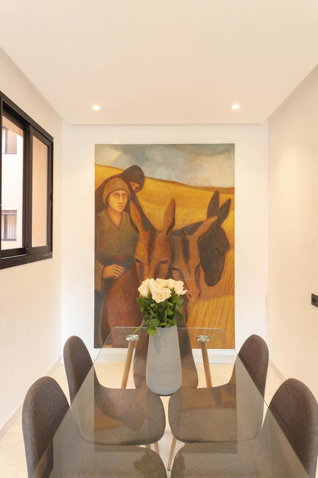 Appartement Uniquement Familial 2 Chambres Spacieux Cosy, Calme Marrakesch Exterior foto